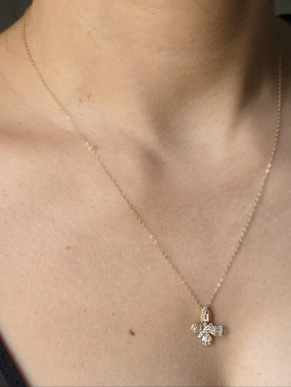 Real Gold 14k Butterfly Pendant Necklace ✨